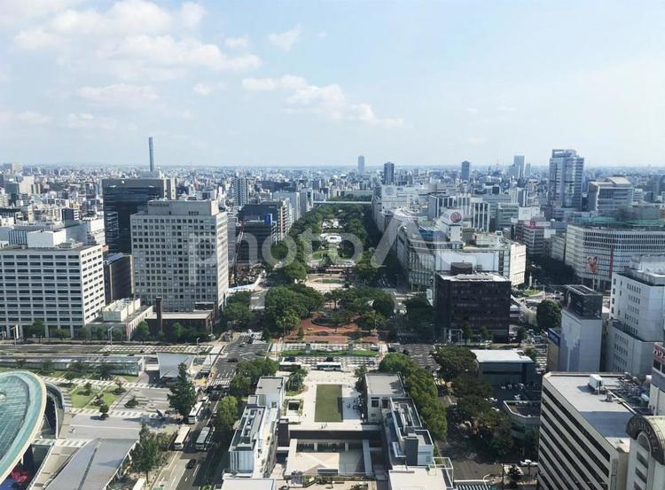 名古屋栄テレビ塔からの景色 名古屋,栄,テレビ塔の写真素材