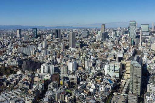 東京風景, JPG 東京風景, 建设城市, 天空, 高层建筑, JPG