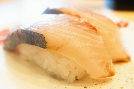 Photo, sushi, nigiri sushi, shimaji, 
