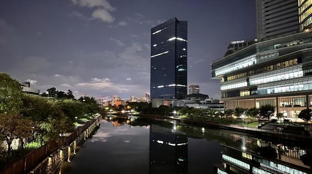 大阪府大阪市の夜景2 大阪府大阪市の夜景2の写真