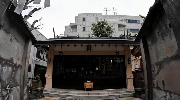 東京都港区高輪２丁目　高輪神社の太子堂 高輪神社,太子堂,神社の写真素材