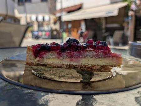 ベリーチーズケーキの写真