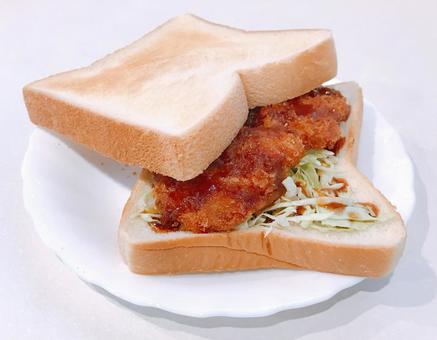 ヒレカツサンド ヒレカツサンド ヒレカツサンド,ヒレカツパン,ヒレカツの写真素材