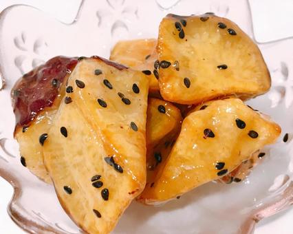 大学芋 大学芋 大学芋,大学いも,さつまいもの写真素材