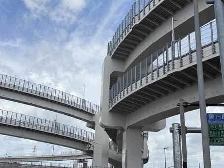 高速道路 高速道路 高速道路,道,車の写真素材
