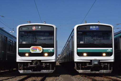 E501系K752とK753撮影会で E501系K752とK753撮影会で e501系,k752,k753の写真素材