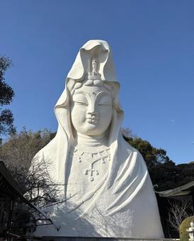 Photo, ofuna kannon statue, ofuna kannonji, kanagawa prefecture, 