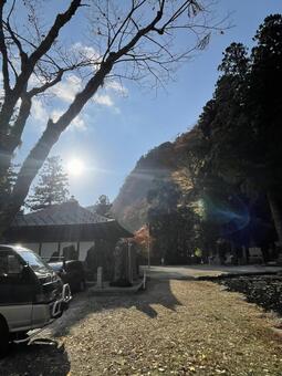 晩秋の田舎 風景,レトロ,ノスタルジーの写真素材