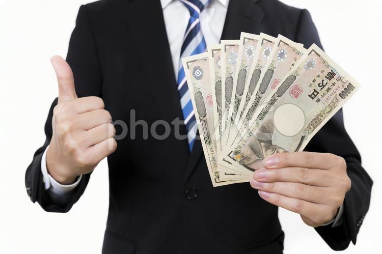 ビジネス 男性 お金 人物,顔無し,仕事の写真素材