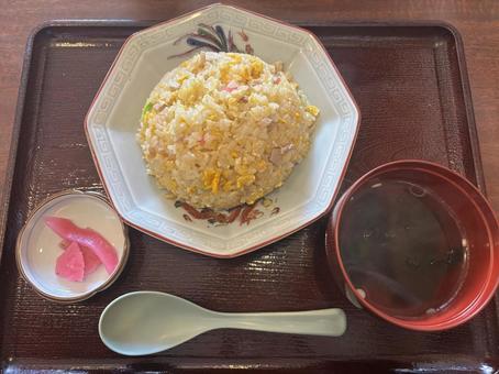 街中華のチャーハン 街中華,チャーハン,チャーハンセットの写真素材