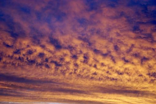 きれいな夕焼け空 きれいな夕焼け空の写真