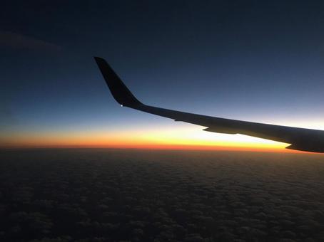 飛行機からの景色 飛行機からの景色の写真