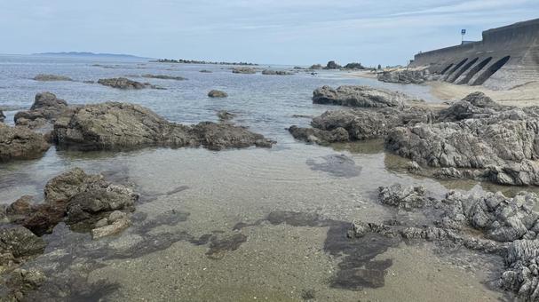 新潟県の沿岸沿い4 新潟県,新潟,海の写真素材