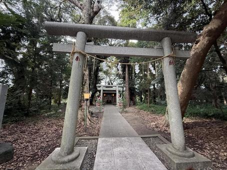 息栖神社　稲荷神社 息栖神社,東国三社,茨城県の写真素材