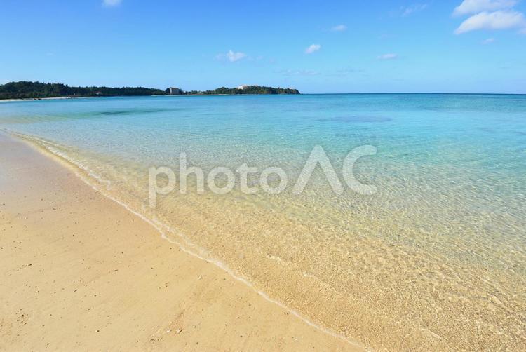 美しい沖縄の海　 日本,沖縄,海の写真素材