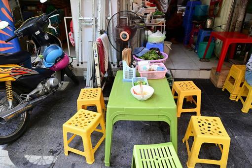 ハノイの街並み(朝) ハノイの街並み(朝)の写真