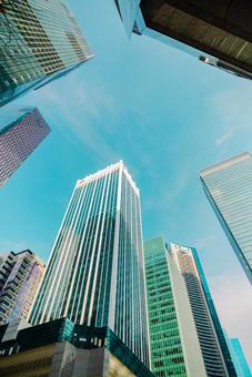 【シンガポール】ラウパサ付近の金融街の写真