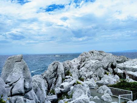 白崎海洋公園から眺める海 白崎海洋公園から眺める海の写真