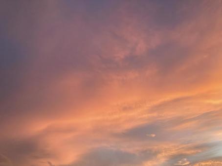 夕焼け雲 夕焼け雲の写真
