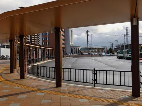 JR奥羽本線 青森駅 西口 jr奥羽本線,jr津軽線,青い森鉄道線の写真素材