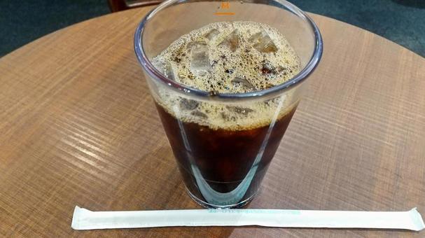 アイスコーヒー アイスコーヒー アイスコーヒー,珈琲,飲み物の写真素材