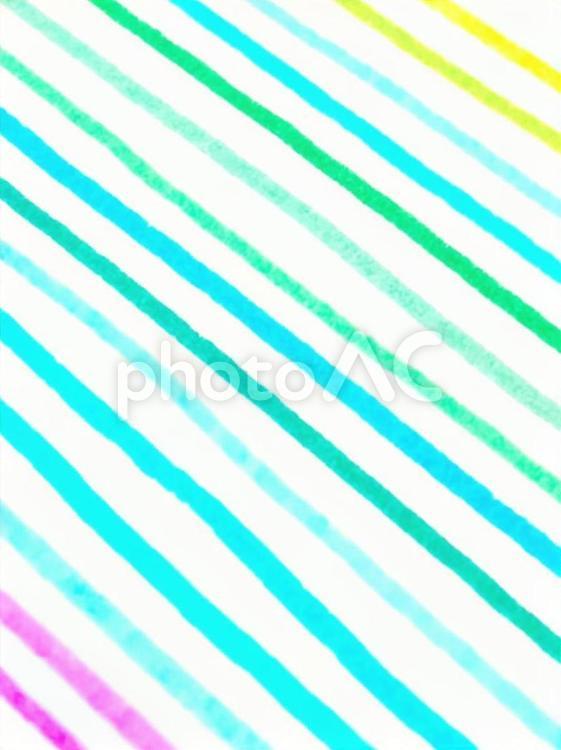 ポップで涼しい寒色系ストライプ スペース,背景,カラフルの写真素材