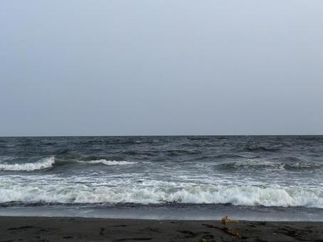 荒れた海 荒れた海の写真