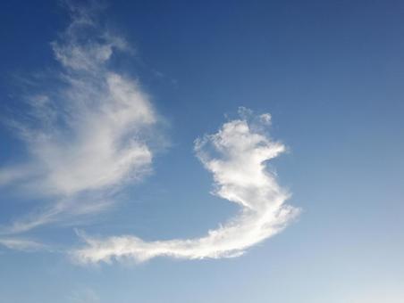龍のような雲の写真
