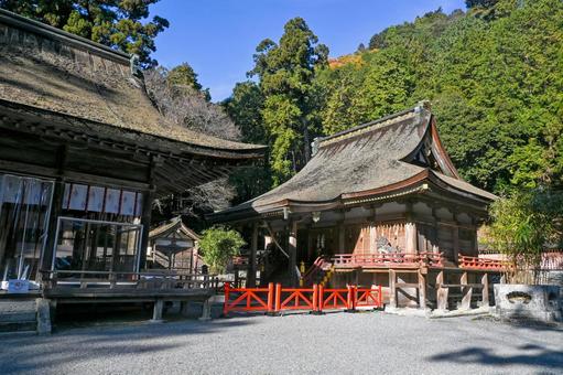 滋賀・大津市 日吉大社 西本宮 本殿 滋賀・大津市 日吉大社 西本宮 本殿 日吉大社,西本宮,拝殿の写真素材