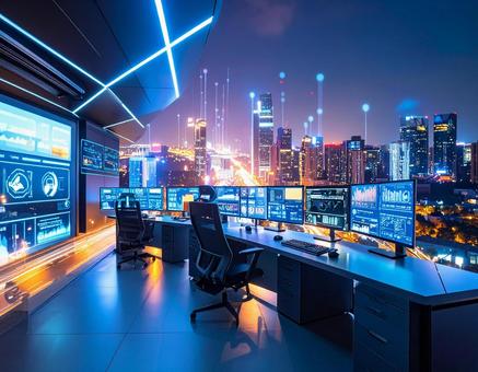 未来的な屋外オフィス 未来的な屋外オフィスの写真