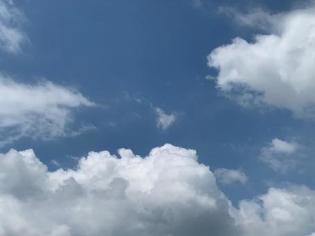 空 青空 積乱雲 空 青空 積乱雲の写真