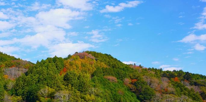 秋の里山・紅葉のある風景 秋の里山・紅葉のある風景 里山,秋,紅葉の写真素材
