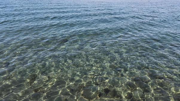浜名湖の水面 浜名湖,透き通る,水面の写真素材