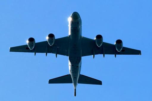P-1 哨戒機 pー1,哨戒機,海上自衛隊の写真素材