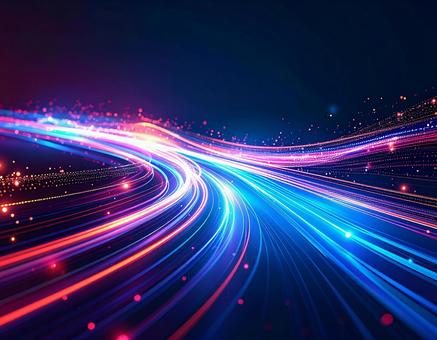 曲線　テクノロジー　背景の写真