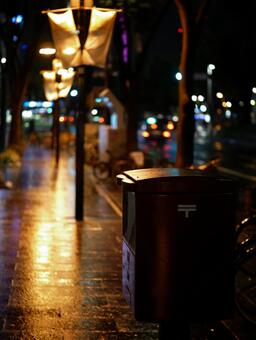 夜道 夜道の写真