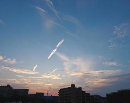 Sunset sky, JPG