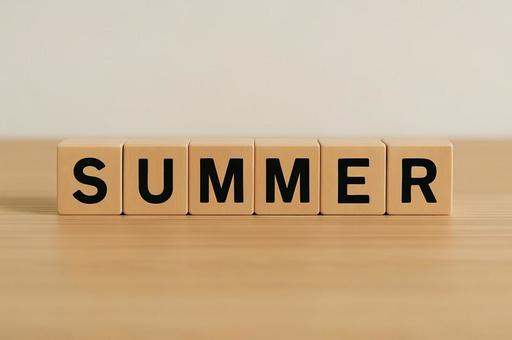 【単語ブロック】SUMMER 【単語ブロック】SUMMERの写真