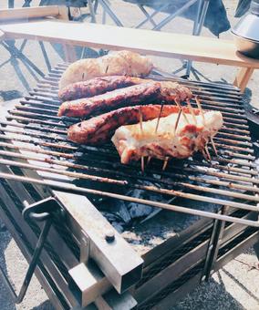 Barbecue chunk meat, JPG