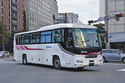 高速バス　いすゞ　ガーラ　西鉄 高速バス,夜行バス,路線バスの写真素材
