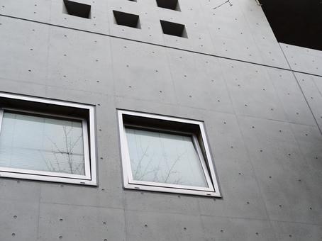 コンクリート打ちっぱなしの建築 コンクリート打ちっぱなしの建築 建築,建物,外壁の写真素材
