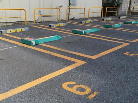 コインパーキング コインパーキング コインパーキング,駐車場,街中の写真素材