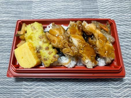 鶏の照り焼き弁当 鶏の照り焼き弁当 鶏の照り焼き弁当,弁当,鶏の照り焼きの写真素材