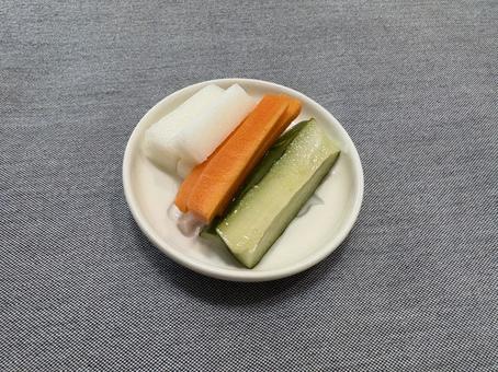 野菜のピクルス3種 野菜のピクルス3種の写真