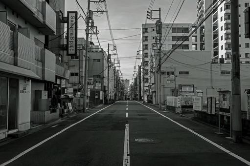 浅草千束の街並み 浅草千束の街並み 浅草,千束,奥浅草の写真素材