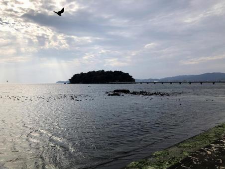 島と海と空 島と海と空の写真