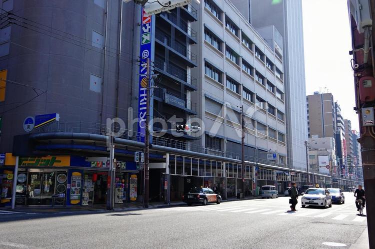 真昼の日本橋筋商店街・でんでんタウン 日本橋筋商店街,でんでんタウン,ポンバシの写真素材