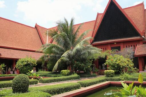 カンボジア王立美術館 カンボジア,美術館,王立の写真素材