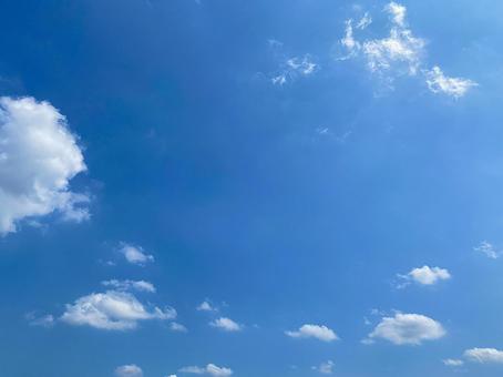 空と雲 空,雲,晴れの写真素材
