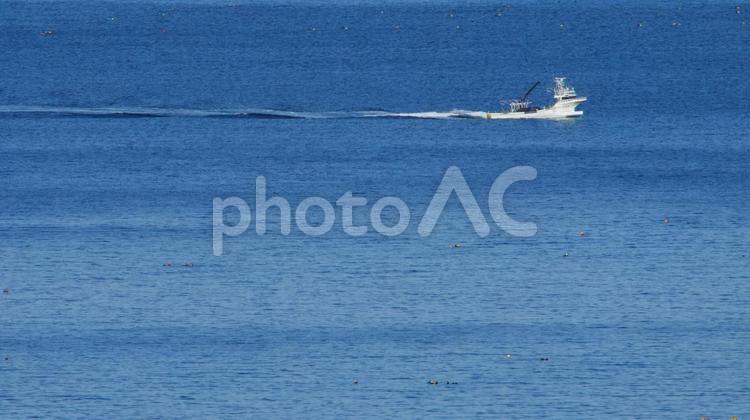 船と海 海,海面,風景の写真素材
